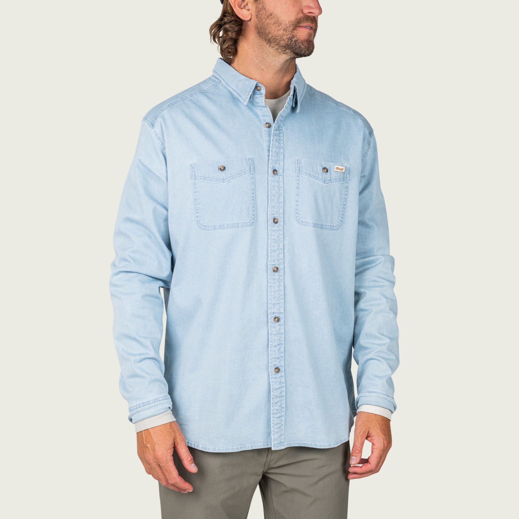 Delray Denim Shirt – Marsh Wear Clothing