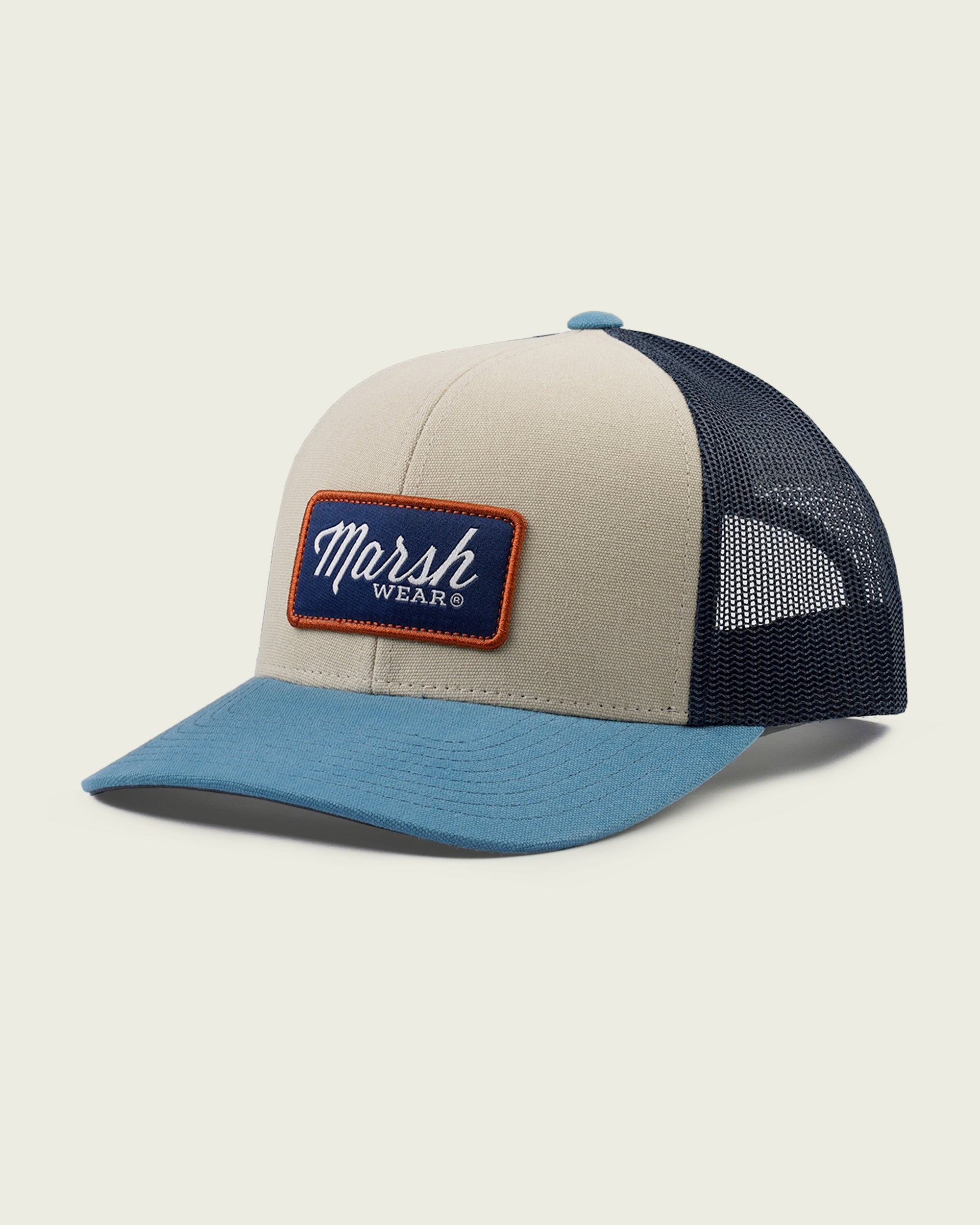 Script D Hat Script Trucker Hat – Marsh Wear Clothing