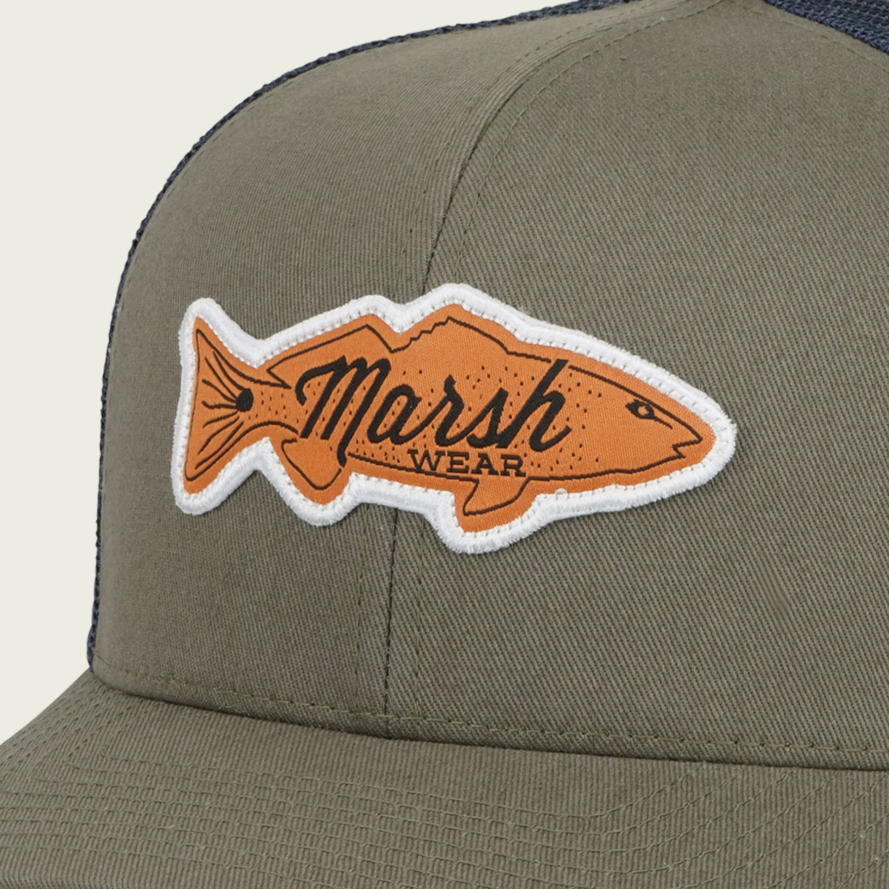 Redfish Logo Trucker Hat – Marsh Wear Clothing